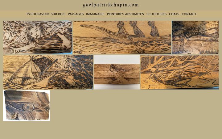 Screenshot of gaelpatrickchupin.com