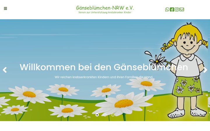 Screenshot of gaensebluemchen-nrw.de