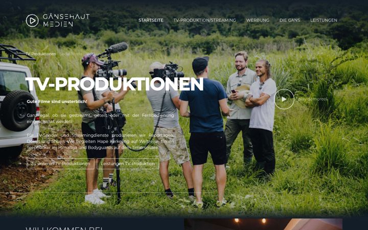 Screenshot ta' gaensehaut-medien.de