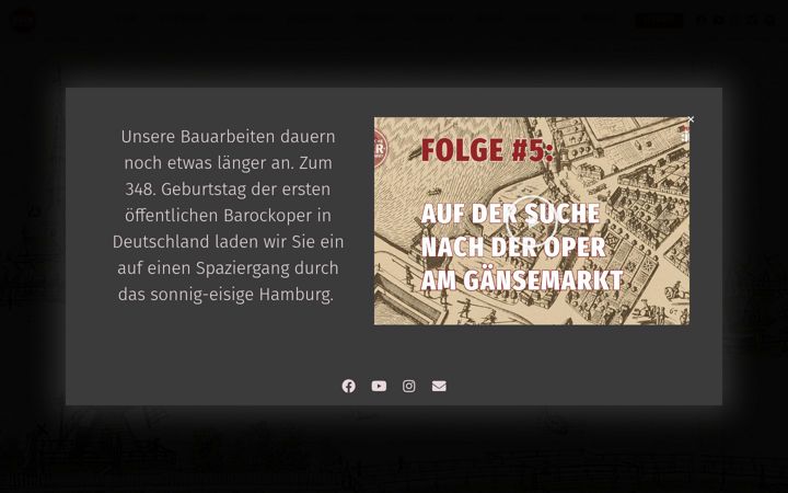 Screenshot di gaensemarkt-oper.de