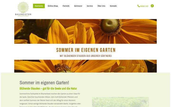 Screenshot of gaertnerei-baumeister.de