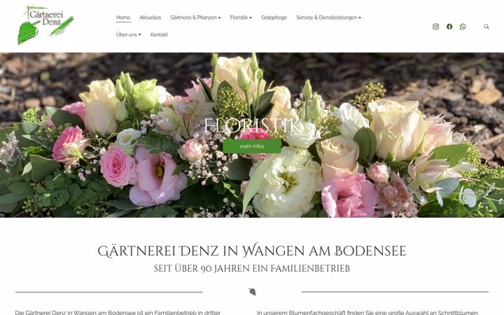 Screenshot of gaertnerei-denz.de