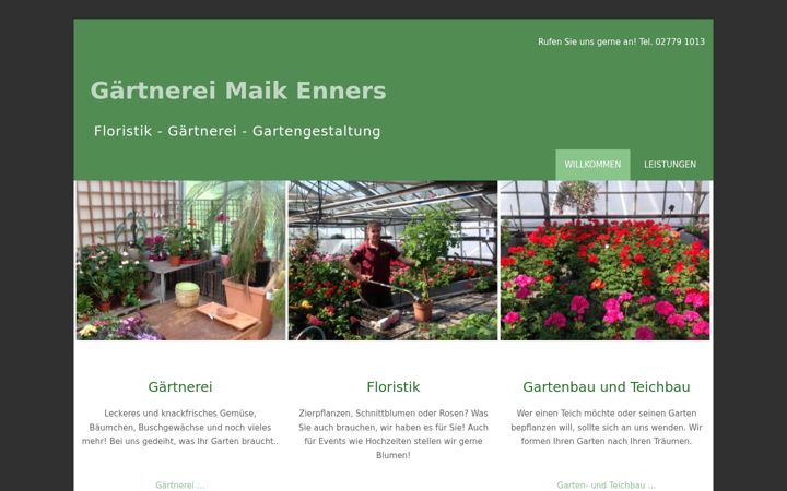 Screenshot of gaertnerei-enners.de