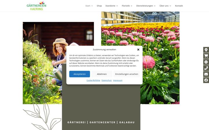 Screenshot of gaertnerei-haering.de
