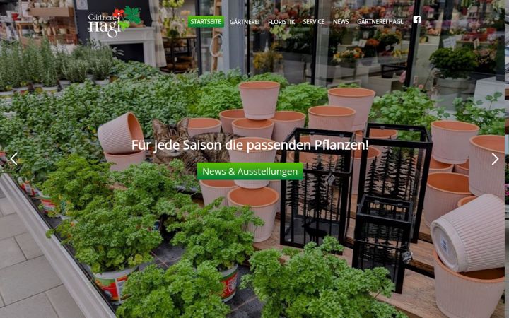 Posnetek zaslona gaertnerei-hagl.de