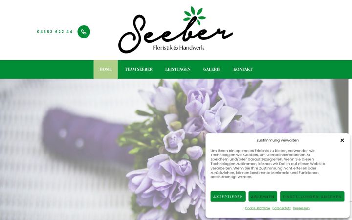Screenshot of gaertnerei-seeber.at