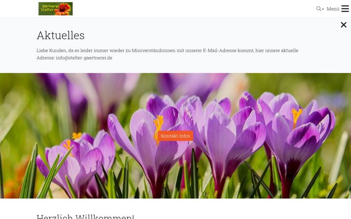 Screenshot of gaertnerei-stelter.de