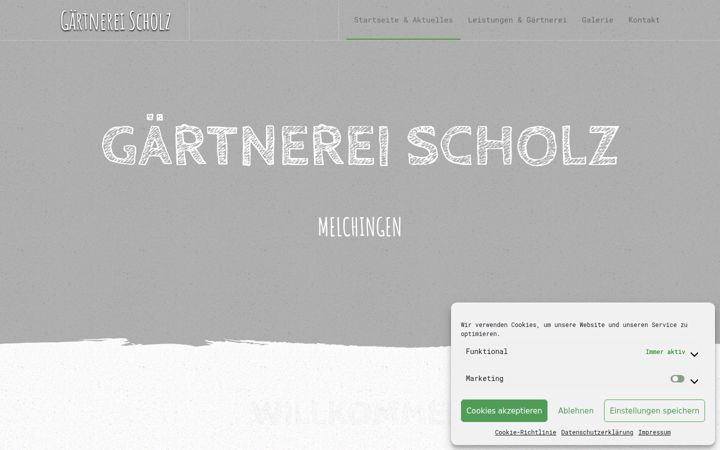 Screenshot of gaertnereischolz.de