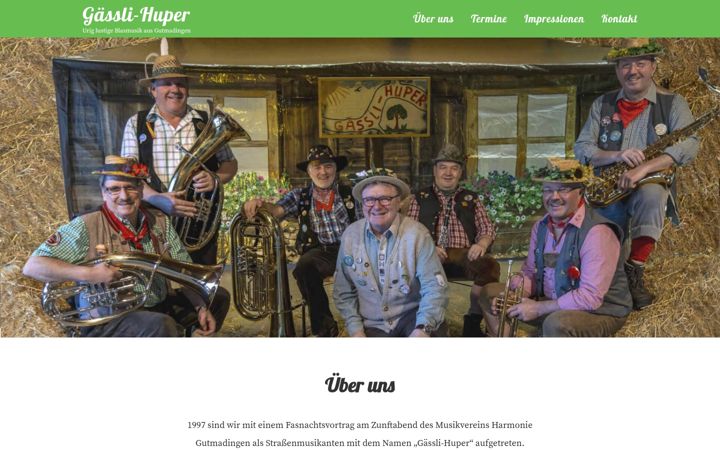 Skjermbilde av gaesslihuper.de