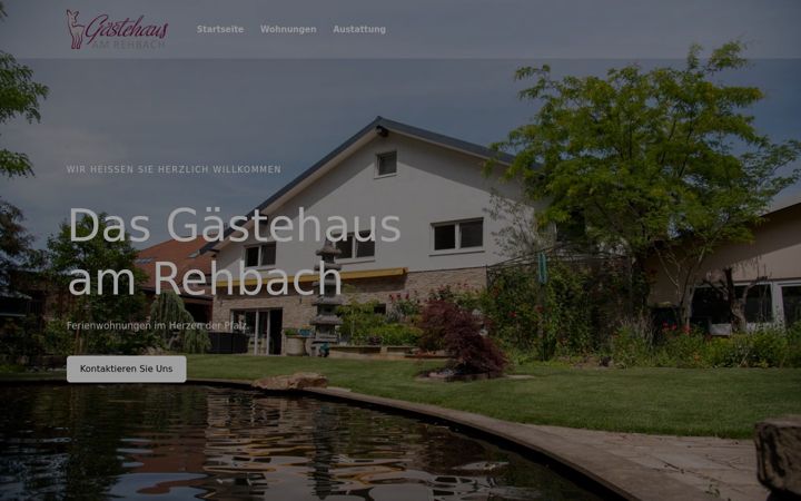 Skjermbilde av gaestehaus-am-rehbach.de