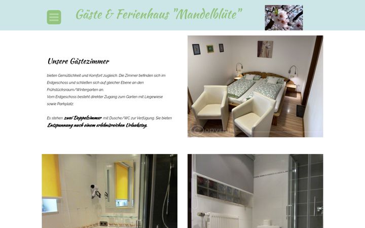 Screenshot of gaestehaus-bohrer.de
