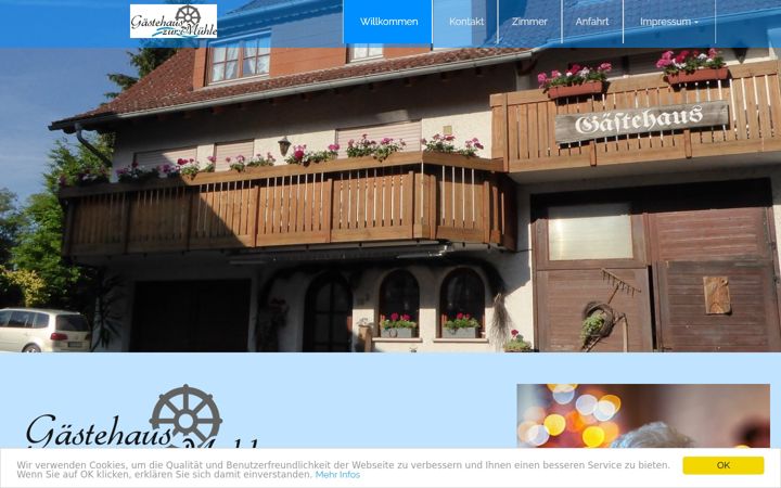 Screenshot of gaestehaus-dehm.com