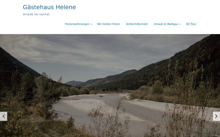 Screenshot of gaestehaus-helene.de