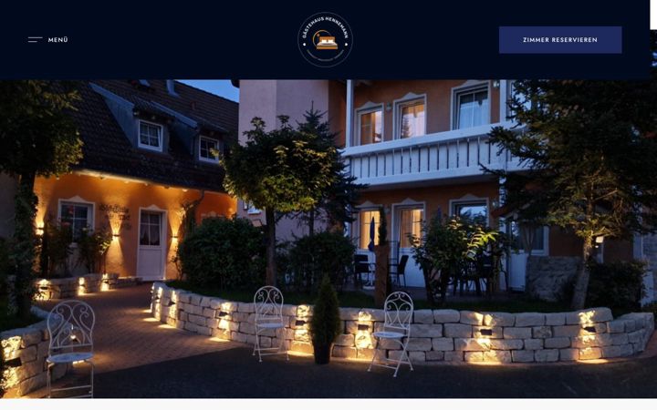 Screenshot of gaestehaus-hennemann.de