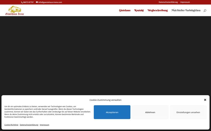 Screenshot of gaestehaus-irene.com