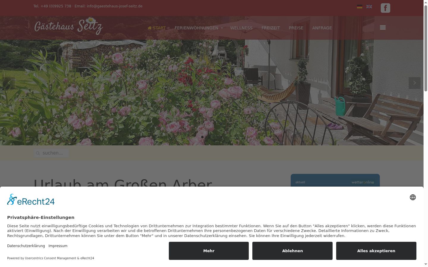 Screenshot tal-banner tal-kunsens muri qabel kwalunkwe interazzjoni