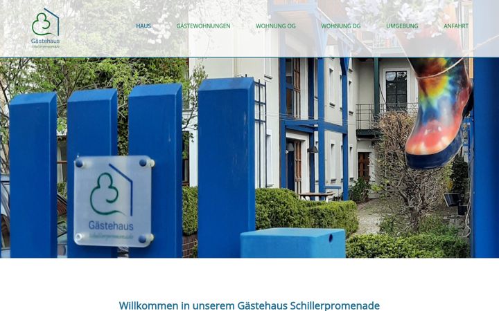 Screenshot of gaestehaus-schillerpromenade.de