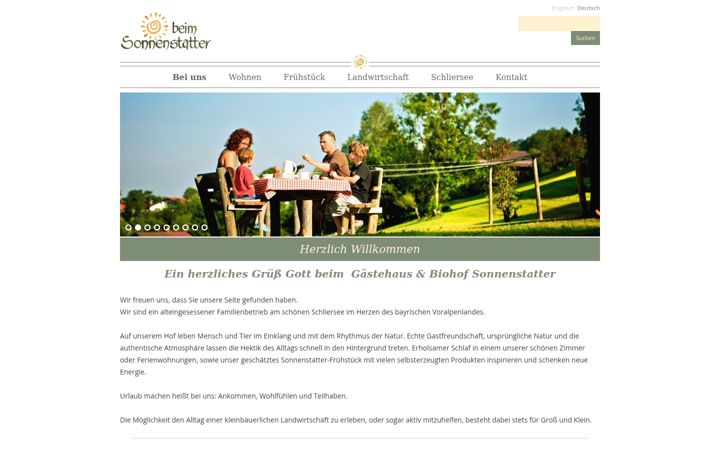 Screenshot van gaestehaus-sonnenstatter.de