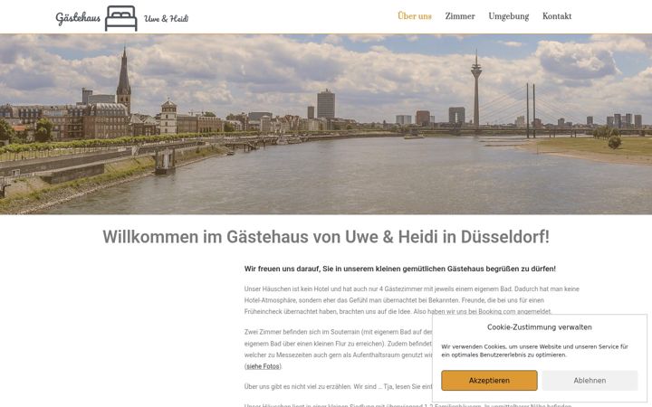 Screenshot of gaestehaus-uweundheidi.de