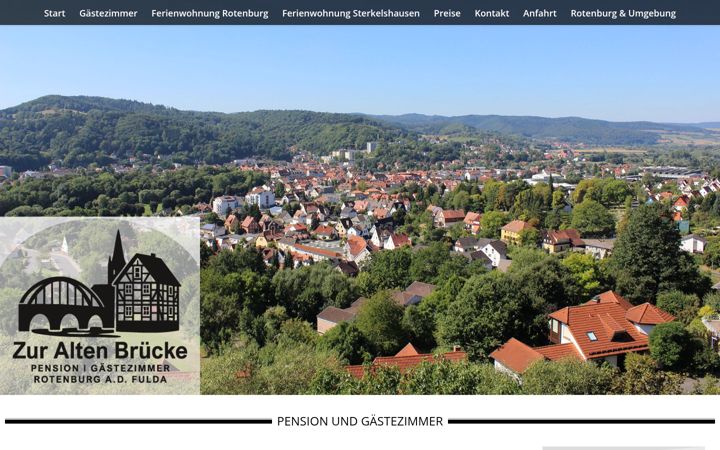 Screenshot of gaestezimmer-rotenburg.de
