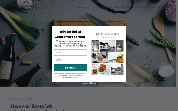 Screenshot of gaestgivergaardengandrup.dk