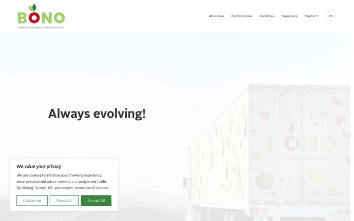Screenshot of gaetanbono.com
