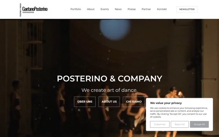 Screenshot of gaetanoposterino.net