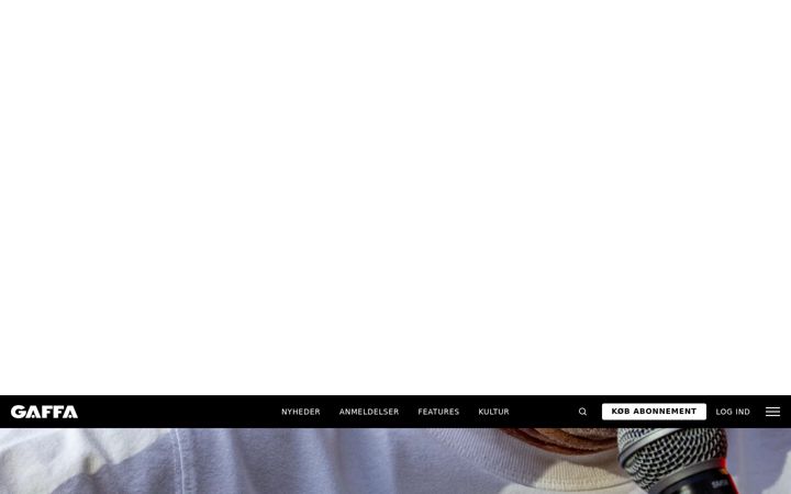 Screenshot of gaffa.dk