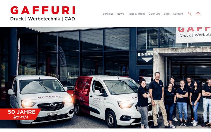 Screenshot of gaffuri.ch