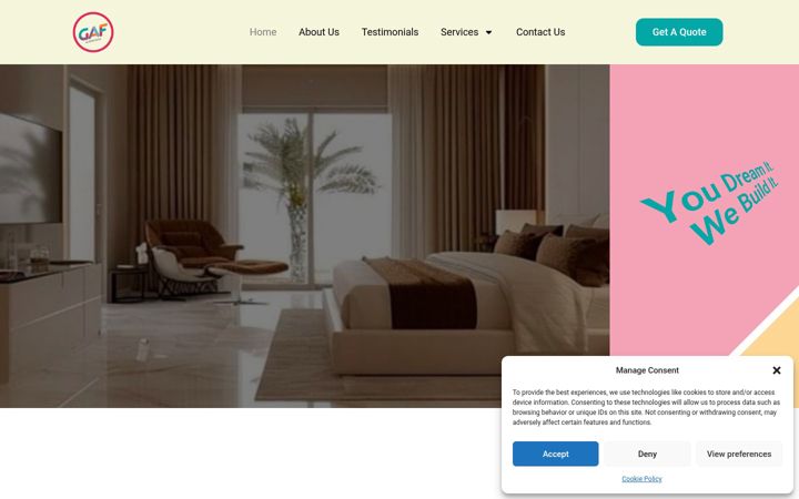 Screenshot of gafgozo.com