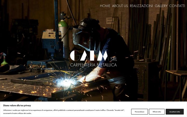 Screenshot of gafmsrl.com