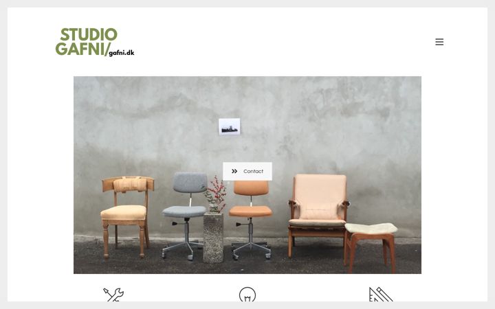 Screenshot of gafni.dk