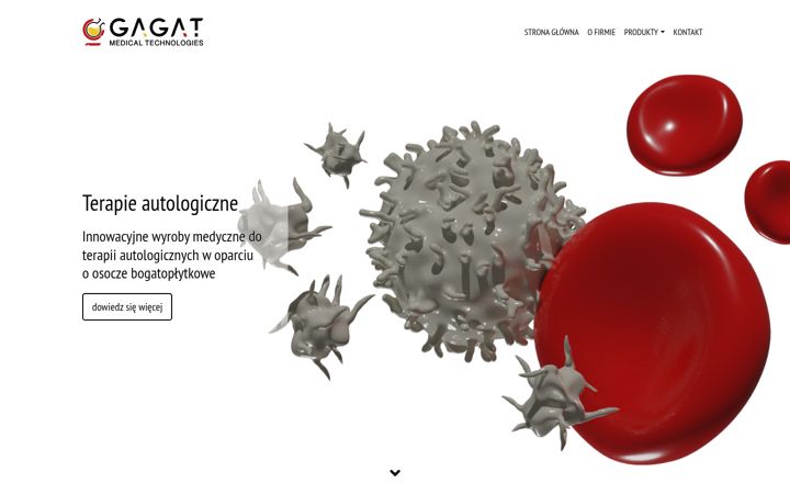 Screenshot of gagatmed.pl
