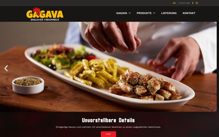 Screenshot of gagava.de