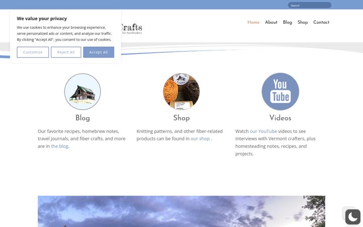 Screenshot of gagehillcrafts.com