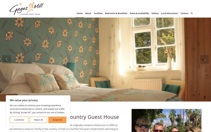 Screenshot of gagesmill.co.uk