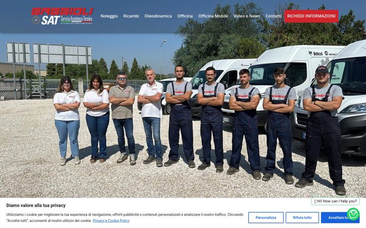 Screenshot of gaggiolisat.it
