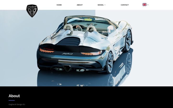 Screenshot of gagliardidesign.eu
