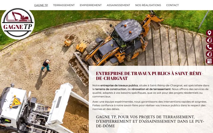 Screenshot of gagnetp63.fr