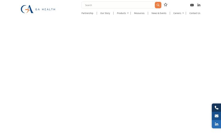 Screenshot of gahealth.com