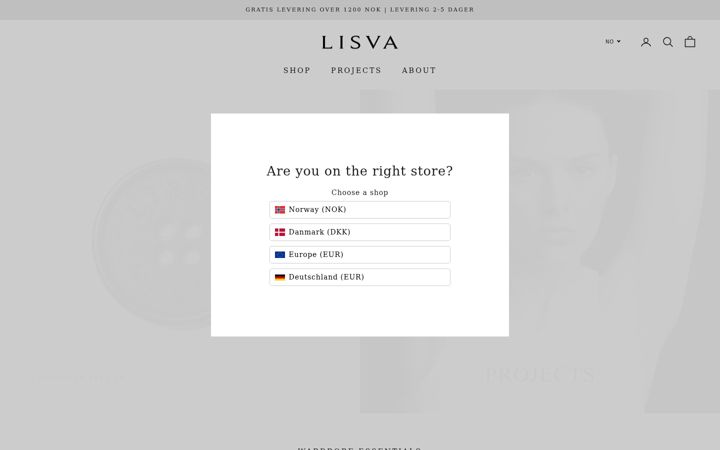 Screenshot of gai-lisva.no