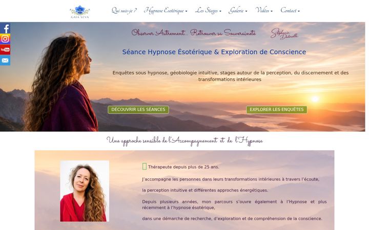 Screenshot of gaia-seva.com