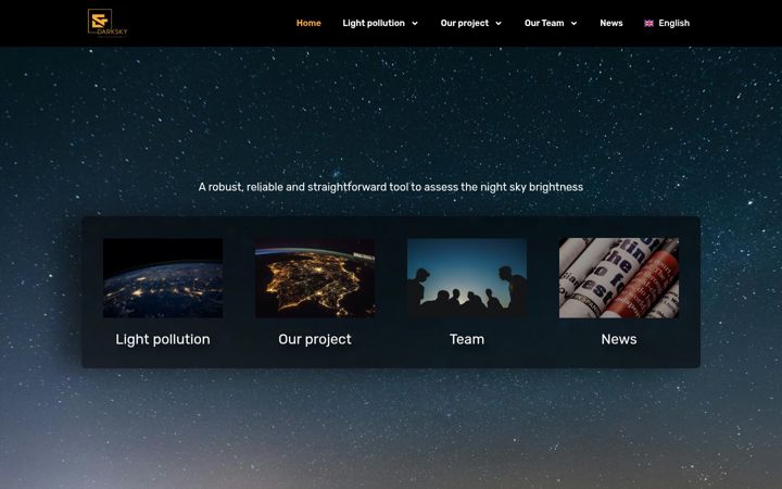 Screenshot of gaia4sustainability.eu