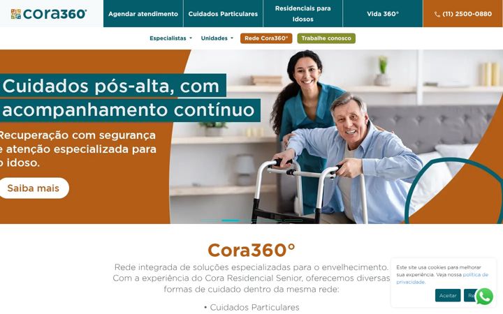Screenshot of gaiacuidadores.com.br