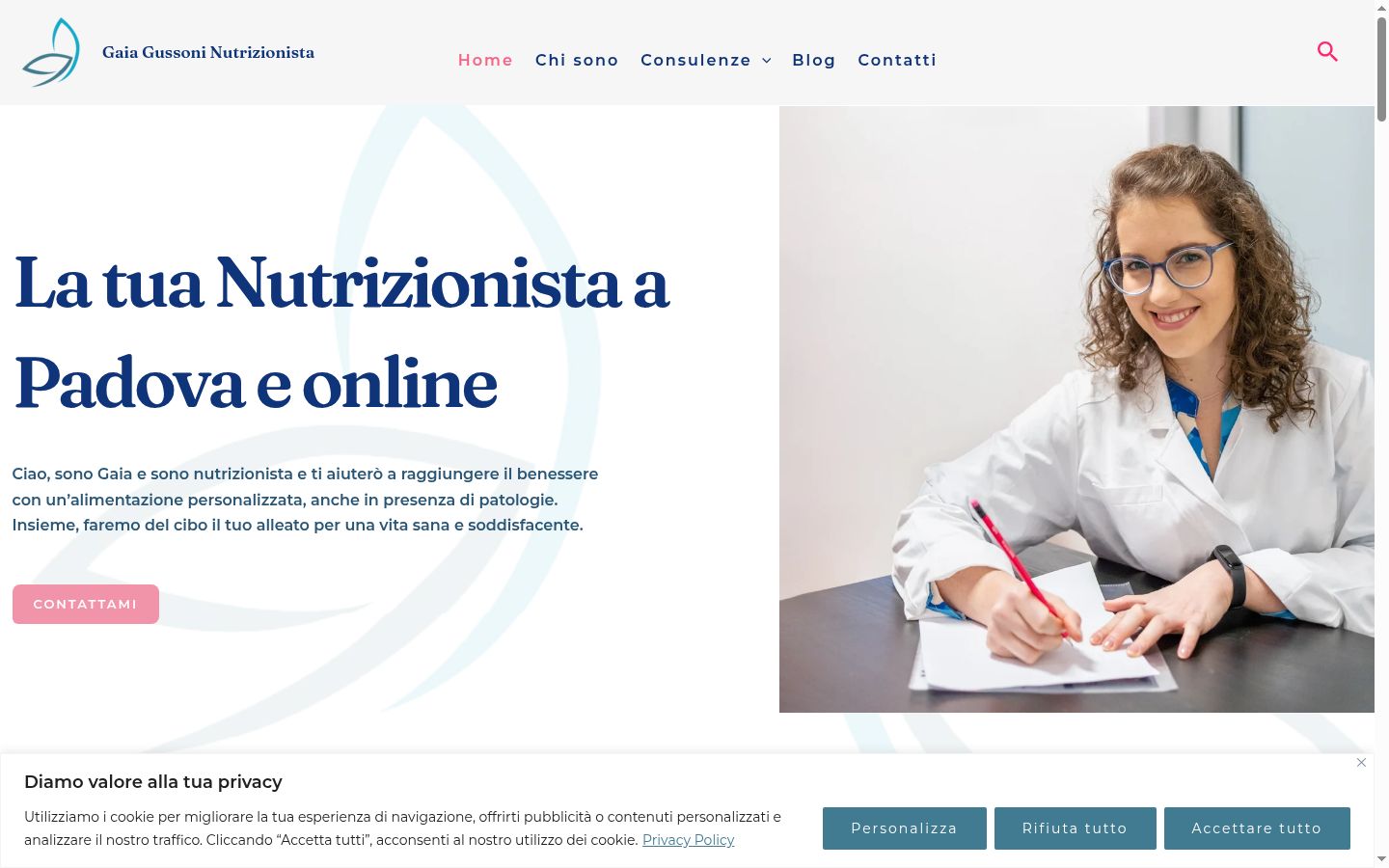 Ekrānuzņēmums ar piekrišanas baneri, kas tika rādīts pirms jebkādas mijiedarbības