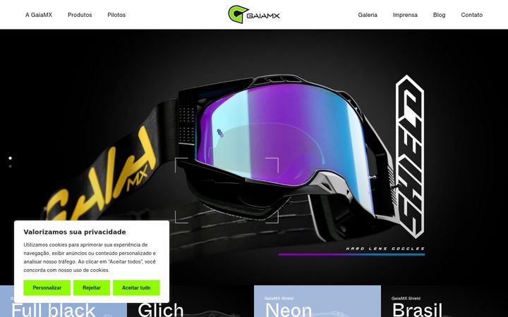 Screenshot of gaiamx.com.br