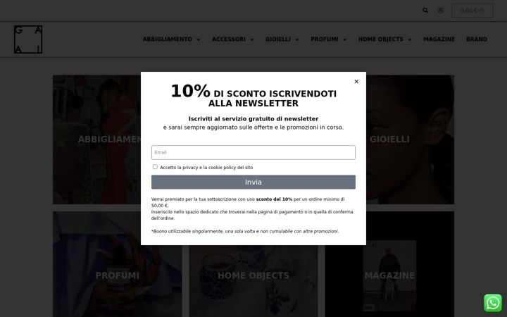 Screenshot of gaiastore.it