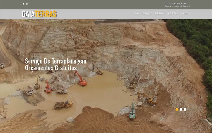 Screenshot of gaiaterras.pt