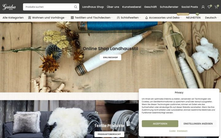 Screenshot of gaidra.com