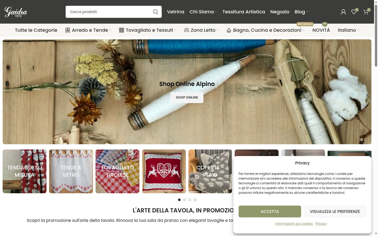 Screenshot tal-banner tal-kunsens muri qabel kwalunkwe interazzjoni